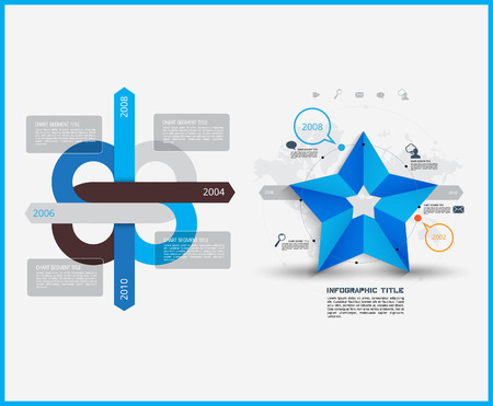 Vector infographicのイラスト素材