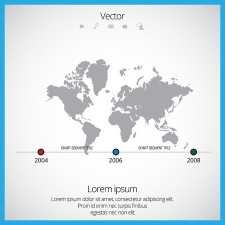 Vector infographicのイラスト素材