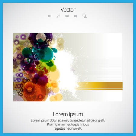 Colorful design conceptのイラスト素材