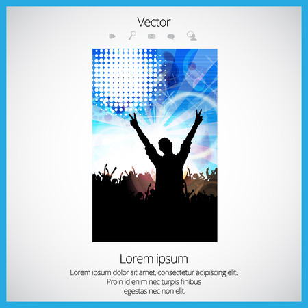 Music illustrationのイラスト素材