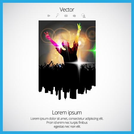 Party poster. Vectorのイラスト素材