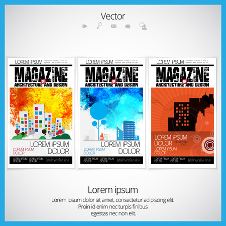 Brochure cover designのイラスト素材