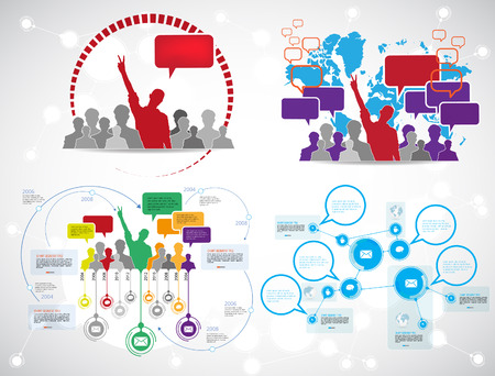 Vector of illustration infographicのイラスト素材