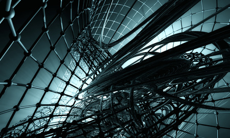 3D futuristic backgroundの写真素材