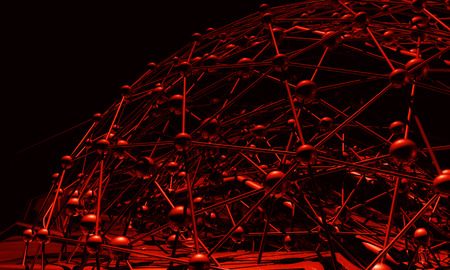 3D futuristic background