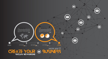 Vector of illustration infographicのイラスト素材