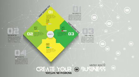 Vector of illustration infographicのイラスト素材