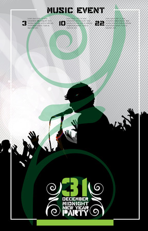 Concert illustrationのイラスト素材