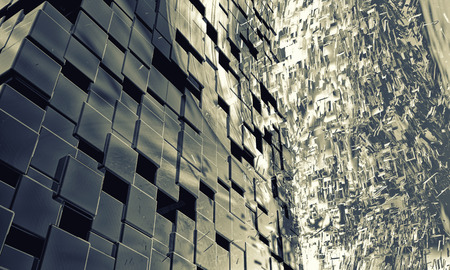 3D futuristic backgroundの写真素材