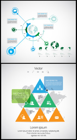Vector of illustration infographicのイラスト素材