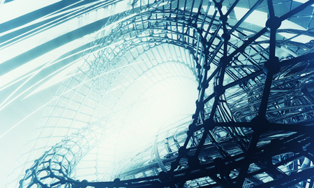 3D futuristic backgroundの写真素材