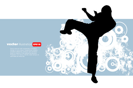 Karate vectorのイラスト素材