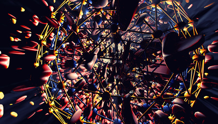3d explosion background