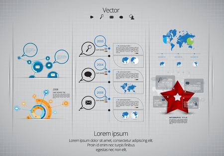 Business Infographicsのイラスト素材