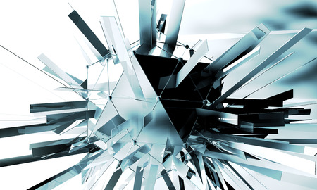 3D futuristic background