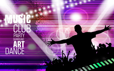 Night party, vectorのイラスト素材