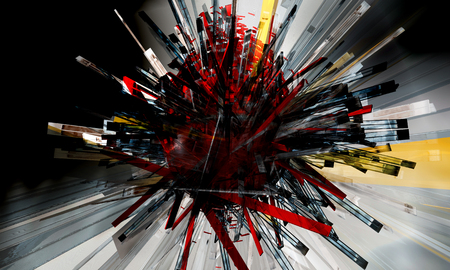 3D technology abstract backgroundの写真素材
