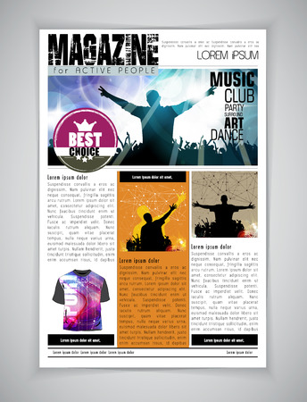 Brochure template for businessのイラスト素材