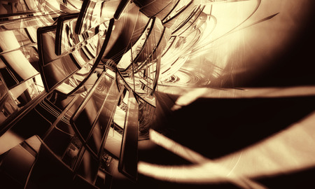 3D technology abstract backgroundの写真素材