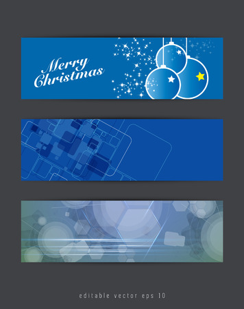 Abstract backgrounds with vector design elements. Banner setのイラスト素材