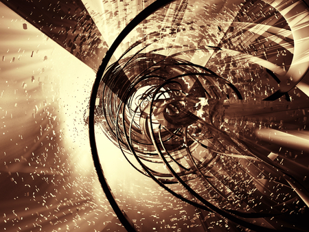 3D futuristic backgroundの写真素材