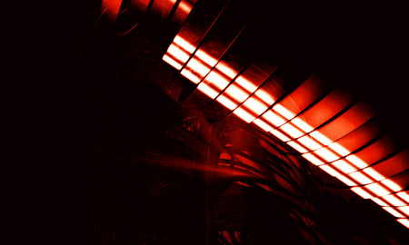 3D cyber futuristic backgroundの写真素材