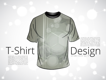 T-shirt. Vectorのイラスト素材