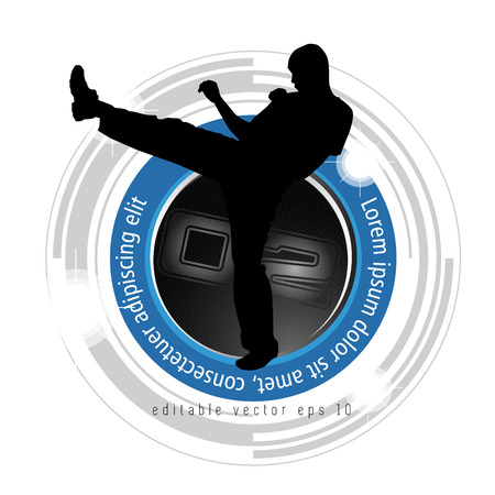 Vector karateのイラスト素材