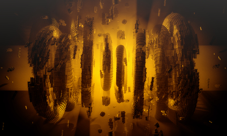 3d futuristic abstract backgroundの写真素材