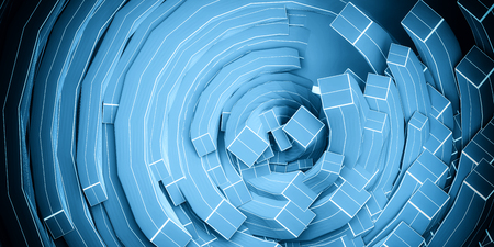 3D technology abstract backgroundの写真素材