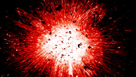 Red explosion background