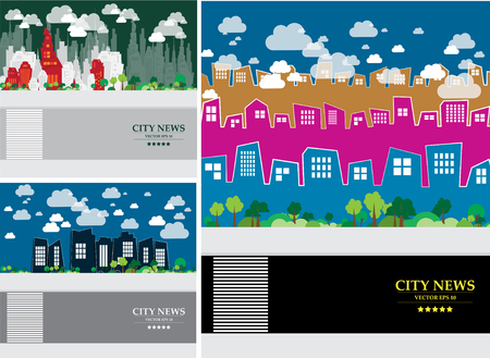 Vector of city skylineのイラスト素材