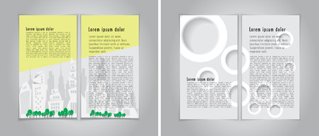 Vector brochure template designのイラスト素材