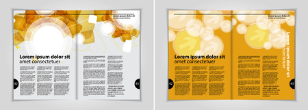 Vector brochure template designのイラスト素材