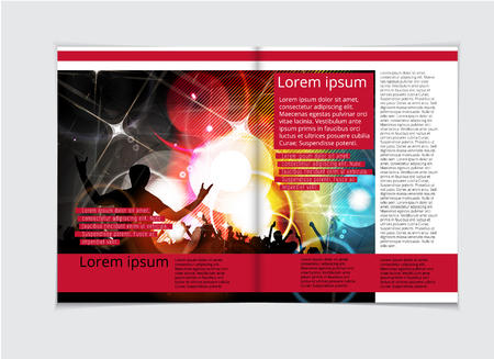 Design template newspaperのイラスト素材