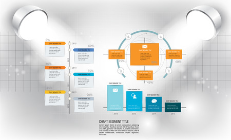 Vector of illustration infographicのイラスト素材