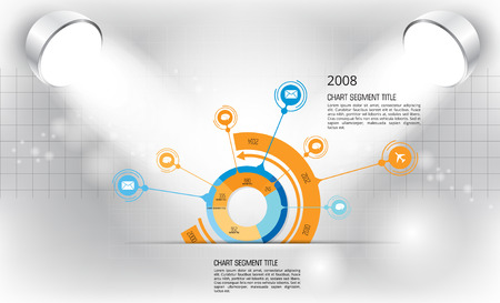 Vector of illustration infographicのイラスト素材