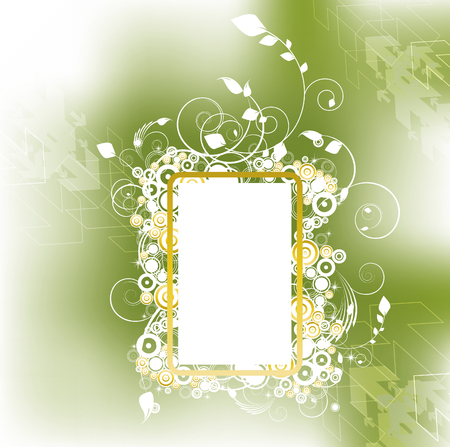 Floral background. Vectorのイラスト素材