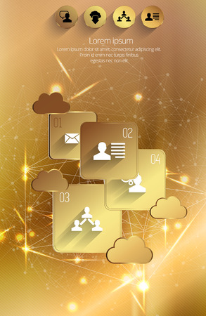 abstract technology backgroundのイラスト素材