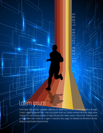 sports backgroundのイラスト素材