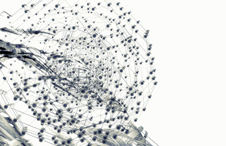 3D futuristic backgroundの写真素材