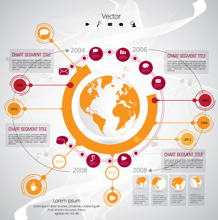 Vector of infographicのイラスト素材