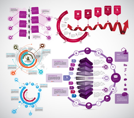 Vector of infographicのイラスト素材