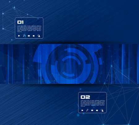 Network technology backgroundのイラスト素材