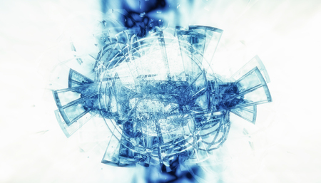 3D futuristic backgroundの写真素材
