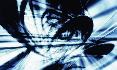 3D rendering, futuristic backgroundの写真素材