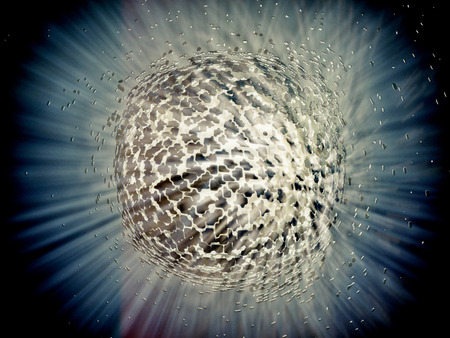 3D futuristic backgroundの写真素材