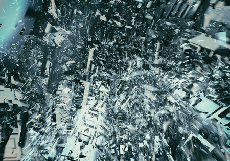 3D futuristic backgroundの写真素材