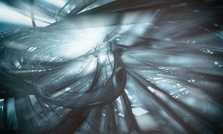 3D futuristic backgroundの写真素材