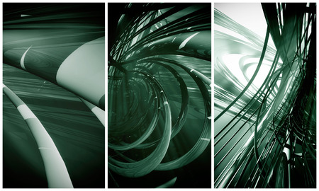 3D rendering, futuristic background for bannerの写真素材